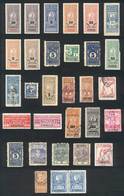 PARAGUAY: Lot Of Old Revenue Stamps, Some With Defects, Very Interesting, Including 7 IMPERFORATE PROOFS (excellent And  - Paraguay