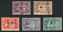 PUERTO RICO: Lot Of Old Revenue Stamps, Some With Defects, Very Interesting! - Porto Rico