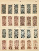 URUGUAY: Very Old Collection On Pages With More Than 1100 Stamps Of Years 1887/1918, Including High Values, Mint And Use - Uruguay