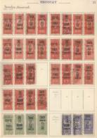 URUGUAY: DOCUMENTS: Year 1892 To 1894, Collection In Old Album, In Total 189 Revenue Stamps, Including Rare Stamps, Vari - Uruguay