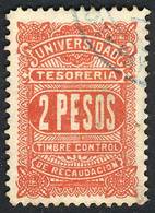 URUGUAY: University: Rare Used Stamp Of 2P., VF Quality! - Uruguay