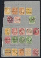 VENEZUELA: 81 Old Revenue Stamps On Approval Book Pages (glued, Will Have To Be Soaked Off), Including High And Rare Val - Venezuela