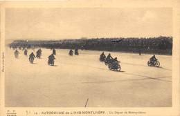 91-LINAS-MONTLHERY-AUTODROME, UN DEPART DE MOTOCYCLETTES - Montlhery