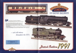 Catalogue BACHMANN Branch Line 00 Gauge Railways British Outline 1991 - Englisch