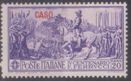 Italia Colonie Egeo Caso 1930 Ferrucci SaN°12 MH/* Vedere Scansione - Egée (Caso)