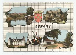 86 Vienne Gencay Multi Vues 1971 - Gencay