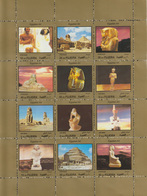 UAE - Fujeira - ( Complete Sheet - Egyptology ) - MNH (**) - Egittologia