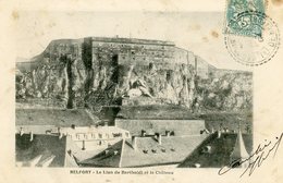 BELFORT LE LION DE BARTHOLDI ET LE CHATEAU - Belfort – Le Lion