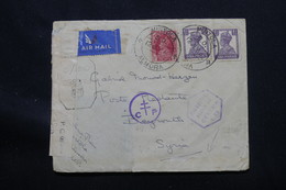 INDE - Enveloppe De Mirtola Pour Beyrouth En 1942, Affranchissement Plaisant Recto/verso + Taxes - L 57413 - 1936-47 Roi Georges VI