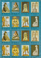 Egyptology - Labels - ( Complete Sheet - Egyptian Art - Egyptology ) - MNH (**) - Egyptology