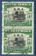 Sud Ouest Africain - N° 91 Et 100 * - Oblitéré - Se Tenant - Südwestafrika (1923-1990)