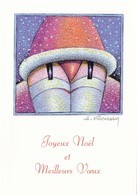 ANDRE ROUSSEY ILLUSTRATEUR CARTE DE NOËL EROTIQUE - Roussey