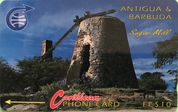 ANTIGUA Et BARBUDA  -  Phonecard  - Sugar Mill  -  EC $ 10 - Antigua U. Barbuda