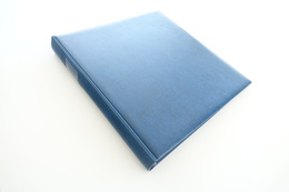 Israel Album - Lindner Album, Blue, 18 Rings, Format 5x30x32cm - Grand Format, Fond Blanc