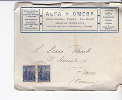 Lettre Argentine Vers France 1915 - Briefe U. Dokumente