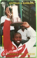 ANTIGUA Et BARBUDA  -  Phonecard  -    1996 " West Indies ", Cricket Team  -  EC $ 10 - Antigua And Barbuda