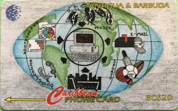 ANTIGUA Et BARBUDA  -  Phonecard  -  My Vision Of The Internet  -  EC $ 20 - Antigua En Barbuda