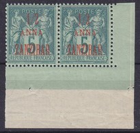 ZANZIBAR Paire Du N°1a** Signé - Unused Stamps