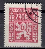 CSR+ Tschechoslowakei 1947 Mi 12 Staatswappen Dienstmarke - Official Stamps