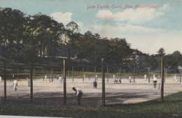 New Haven Connecticut, Yale University Tennis Courts C1900s/10s Vintage Postcard - New Haven