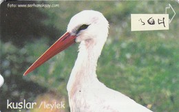 Turkey, N-304, Birds, Leylek, Stork, 2 Scans. - Turquie