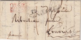 MONTENOTTE. LETTRE. 108/ALASSIO. 21 9 1811. POUR SAVONA. TAXE PLUME 3. CORRESPONDANCE EN ITALIEN - 1792-1815: Départements Conquis