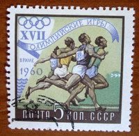 1960 URSS CCCP Sport Corsa Olimpiadi Roma Running - 5k Usato - Gebruikt