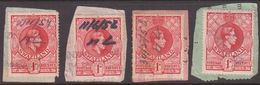 1952-1954. SWAZILAND. Georg VI 1 D Used As Revenues. Handwritten Dates. (MICHEL 29) - JF136078 - Swaziland (...-1967)