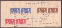 1937. SWAZILAND. Georg VI & Elisabeth. Complete Set In Pair. __MBABANE MY 12 1937. __... (MICHEL 24-26) - JF136083 - Swaziland (...-1967)