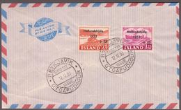 1952. Hollandshjalp. FDC REYKJAVIK 12.II.53.  (Michel 285-286) - JF136091 - Cartas & Documentos