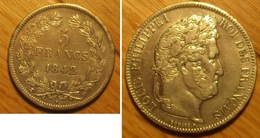 Louis-Philippe Ier - 5 Francs 1842W - 5 Francs