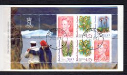 GROENLAND 1996 - Carnet Yvert C262a - Facit H4 - Oblitéré - Reine Margrethe II, Flore, Orchidées - Postzegelboekjes
