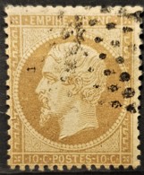 FRANCE 1854 - Canceled - YT 21 - 10c - 1862 Napoleon III