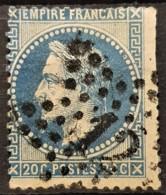 FRANCE 1867 - Canceled - YT 29A - 20c - 1863-1870 Napoléon III Lauré