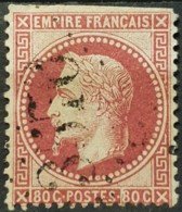 FRANCE 1867 - Canceled - YT 32 - 80c - 1863-1870 Napoléon III Lauré