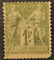 FRANCE 1883 - MLH - YT 82 - 1F - 1876-1898 Sage (Tipo II)