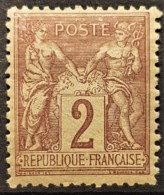 FRANCE 1877 - MLH - YT 85 - 2c - 1876-1898 Sage (Type II)