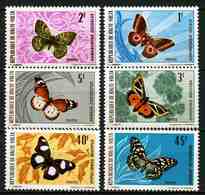 Upper Volta 1971 MiNr. 335 - 340  Obervolta  Insects Butterflies 5v MNH**  30,00 € - Opper-Volta (1958-1984)