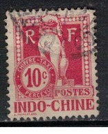 INDOCHINE            N°  YVERT    TAXE   8    ( 1 )   OBLITERE       ( OB 07/19 ) - Timbres-taxe