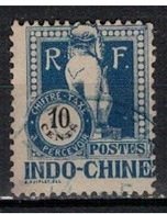 INDOCHINE            N°  YVERT    TAXE   39     ( 8 )       OBLITERE       ( OB 07/19 ) - Timbres-taxe