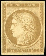 * 10c. Bistre-jaune. TB. - 1849-1850 Ceres