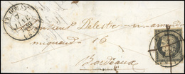 O 20c. Obl. Plume Et CàD Type 14 De DORAT Du 7 Janvier 1849 S/lettre Avec Répétition Du CàD à Destination De BORDEAUX. 2 - 1849-1850 Cérès