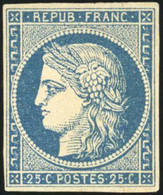 * 25c. Bleu. TB. - 1849-1850 Cérès