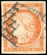 O 40c. Orange. TB. - 1849-1850 Ceres