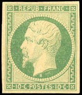 (*) Essai. 10c. Vert. SUP. - 1852 Louis-Napoleon