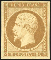* 10c. Bistre. Très Frais. SUP. - 1852 Luigi-Napoleone