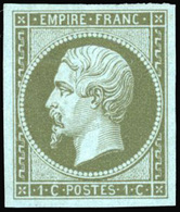 * 1c. Olive. BdeF. SUP. - 1853-1860 Napoleone III