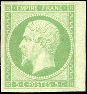 ** 5c. Vert. BdeF. SUP. - 1853-1860 Napoleone III