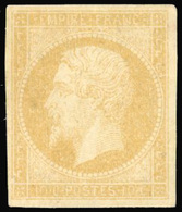 * 10c. Jaune-citron. TB. - 1853-1860 Napoleon III