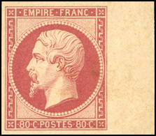 ** 80c. Carmin Clair. BdeF. SUP. - 1853-1860 Napoleone III